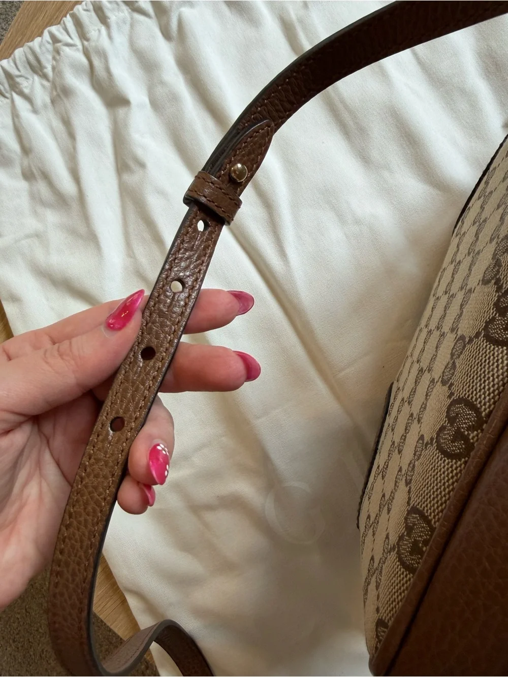 Gucci GG Canvas Bree Crossbody